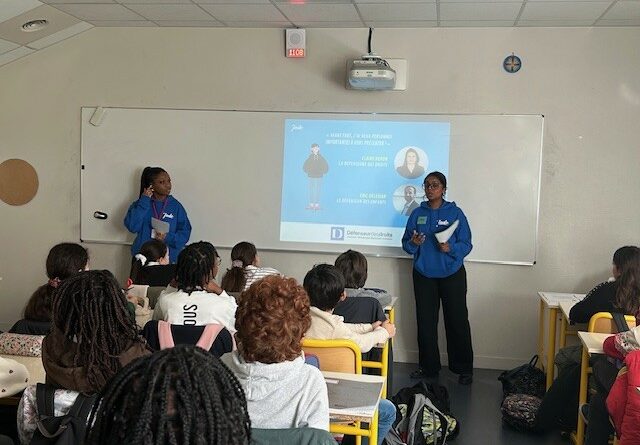 Intervention des jeunes ambassadeurs des droits (JADE)