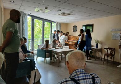 Concert à la maison de retraite du Clos des Lilas